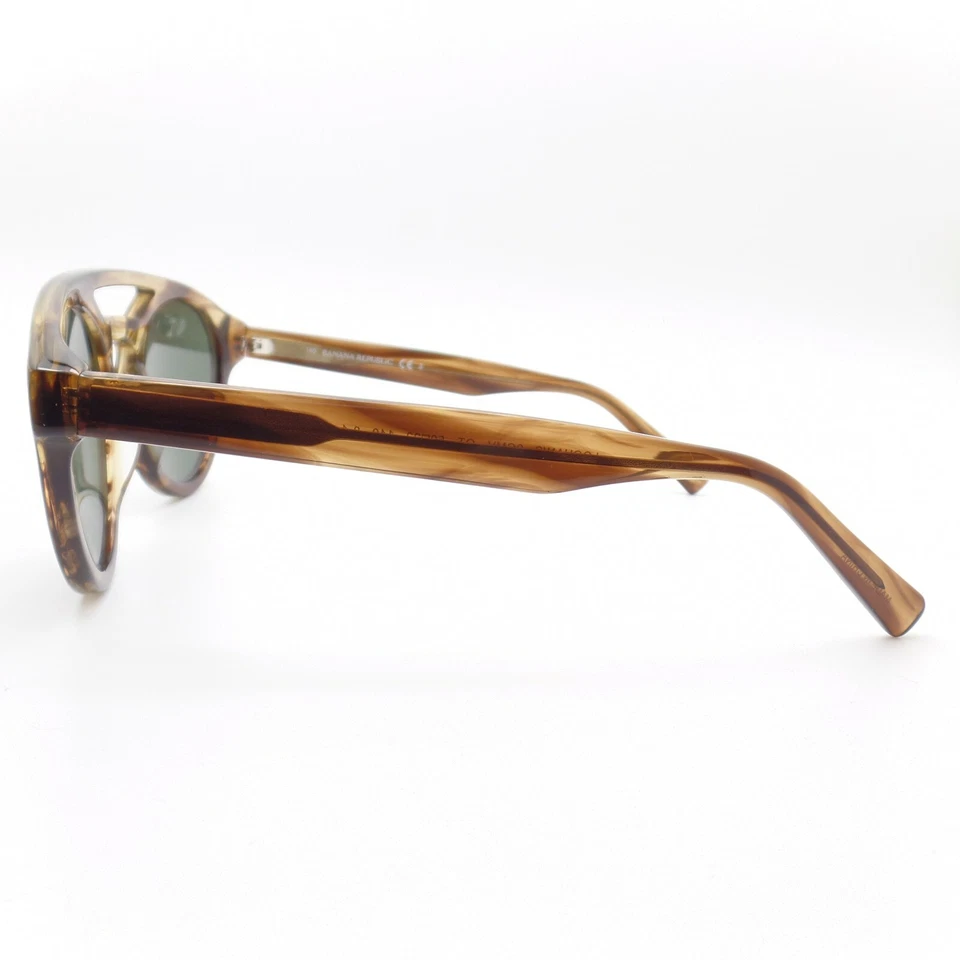 Gafas de sol Banana Republic Loghan S GMV 50 mm marrón verde nuevas auténticas Foto 3 de 4