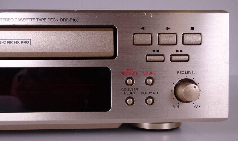 Denon DRRF100 Stereo Cassette Tape Deck Good Condition but No