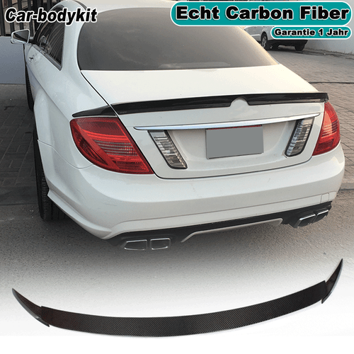 Carbon Heckspoiler Kofferraum Spoiler Lippe für Mercedes W216 CL63 CL65 2009-12  - Bild 1 von 10