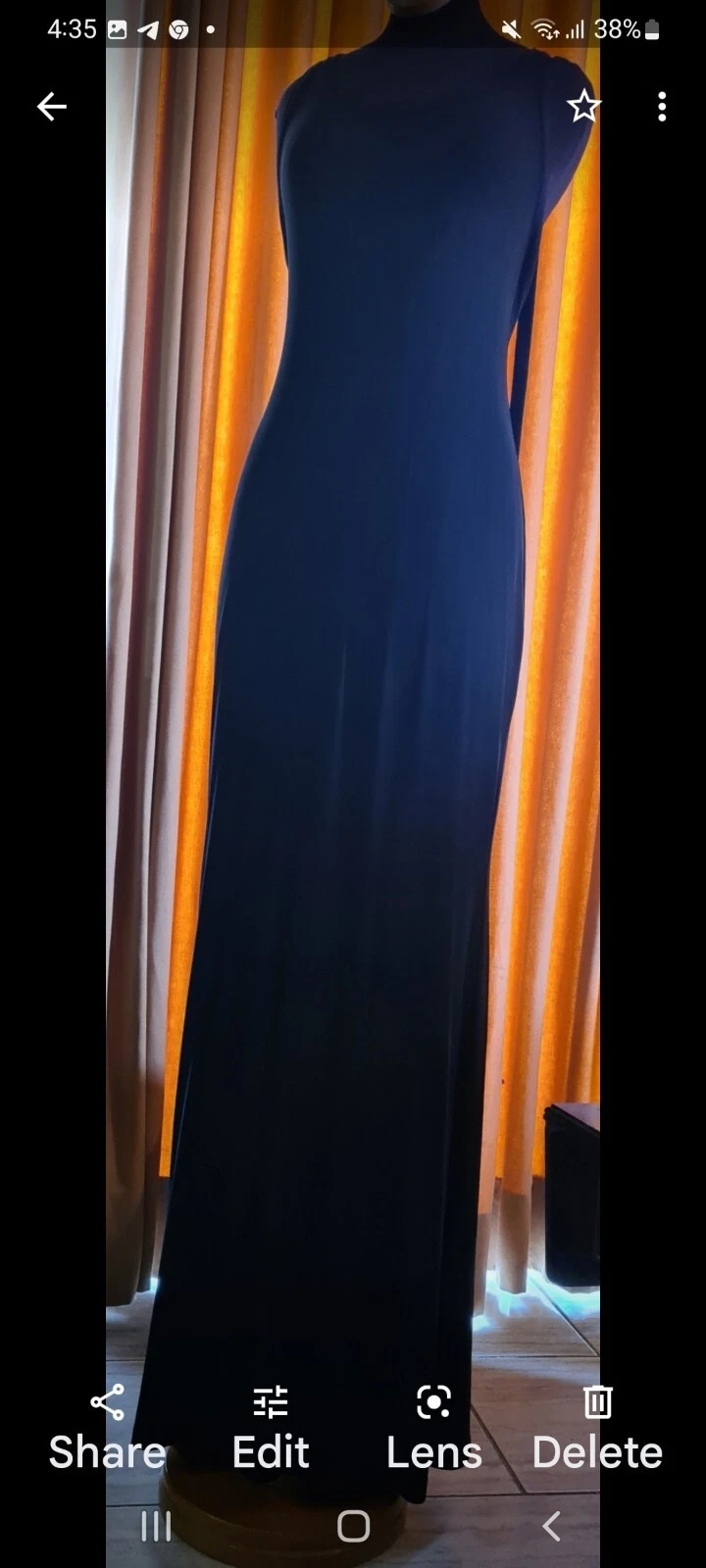 ABITO DA MAXI ABITO DA COCKTAIL PARTY Autentico CELINE COCKTAIL PARTY Nero Taglia F 40 