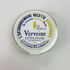 L'occitane Verveine 0 Aluminum Salts Deodorant Balm 1.7 oz / 50g NEW SEALED 