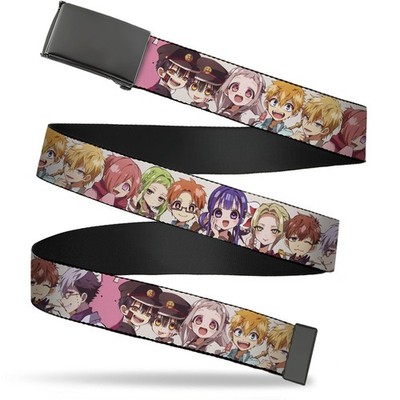 `Blank Black 1.25`` Buckle - After-School Hanako-Kun Thirtee (US IMPORT) ACC NEU