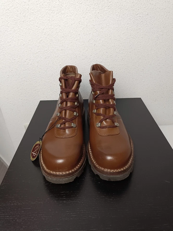 Bottines Paraboot vintage cuir marron coquées taille 43 - Photo 2/4