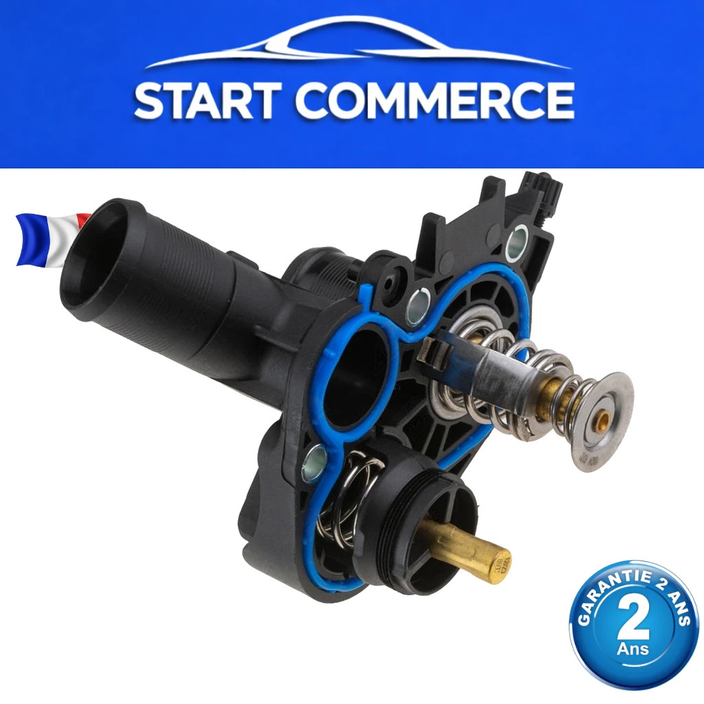 Boitier thermostat pour Peugeot 208 et Citroën C3 II III OE 9675849380