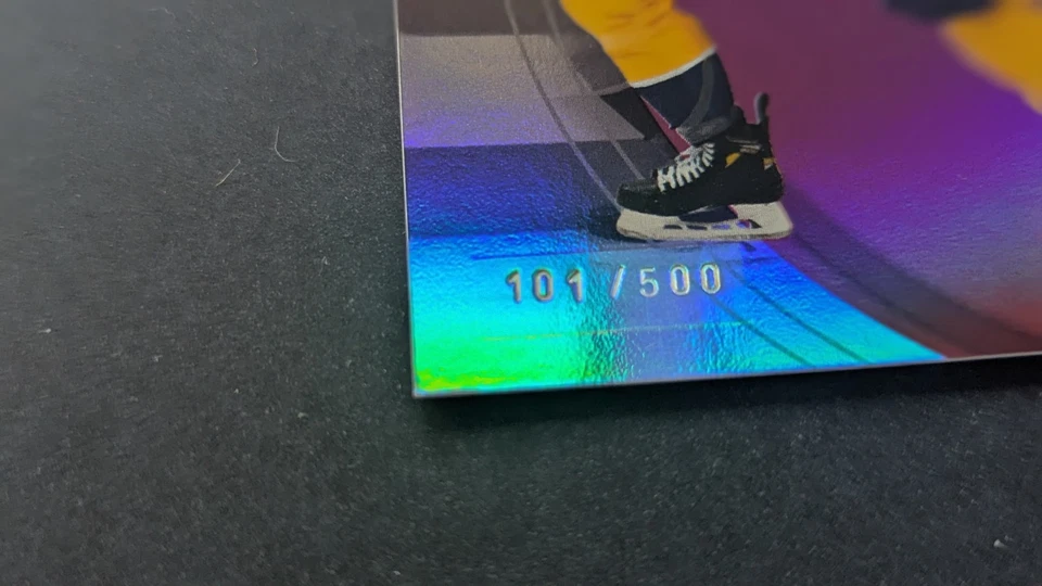 2021-22 UD Extended Series Reflections Ruby #23 Tanner Jeannot Predators /500 - Image 3 of 3