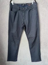 34 Heritage Jeans Mens 34x32 Black Charisma Comfort Rise Classic Stretch Preppy