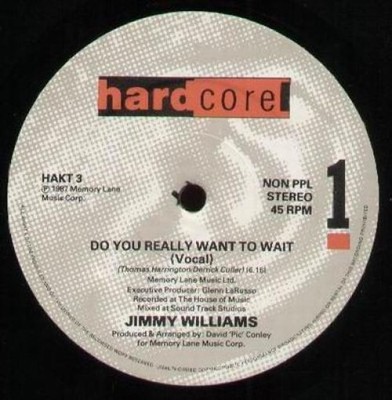 Jimmy Williams - Do You Really Want To Wait (12'') (Near Mint (NM or M-)) - 27913