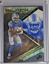 2022 Panini Black - Rookies Jameson Williams #107 Sapphire /35 (RC)