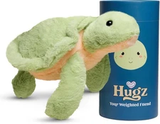 Hugz Official Shelly The Turtle – Premium Weighted Stuffed Plushie 3.8 lb for...