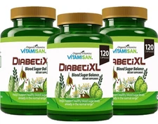 Diabetic XL Dietary. Mineral Support. Glucose Control bLOOD SUGAR SUPPORT 240