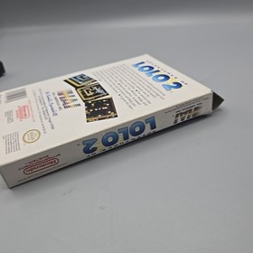 Adventures of Lolo 2 (Nintendo Entertainment System NES) Complete W/ Manual CIB 