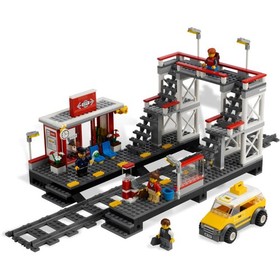 LEGO City 7937 Passenger Train Station Building Toy Set