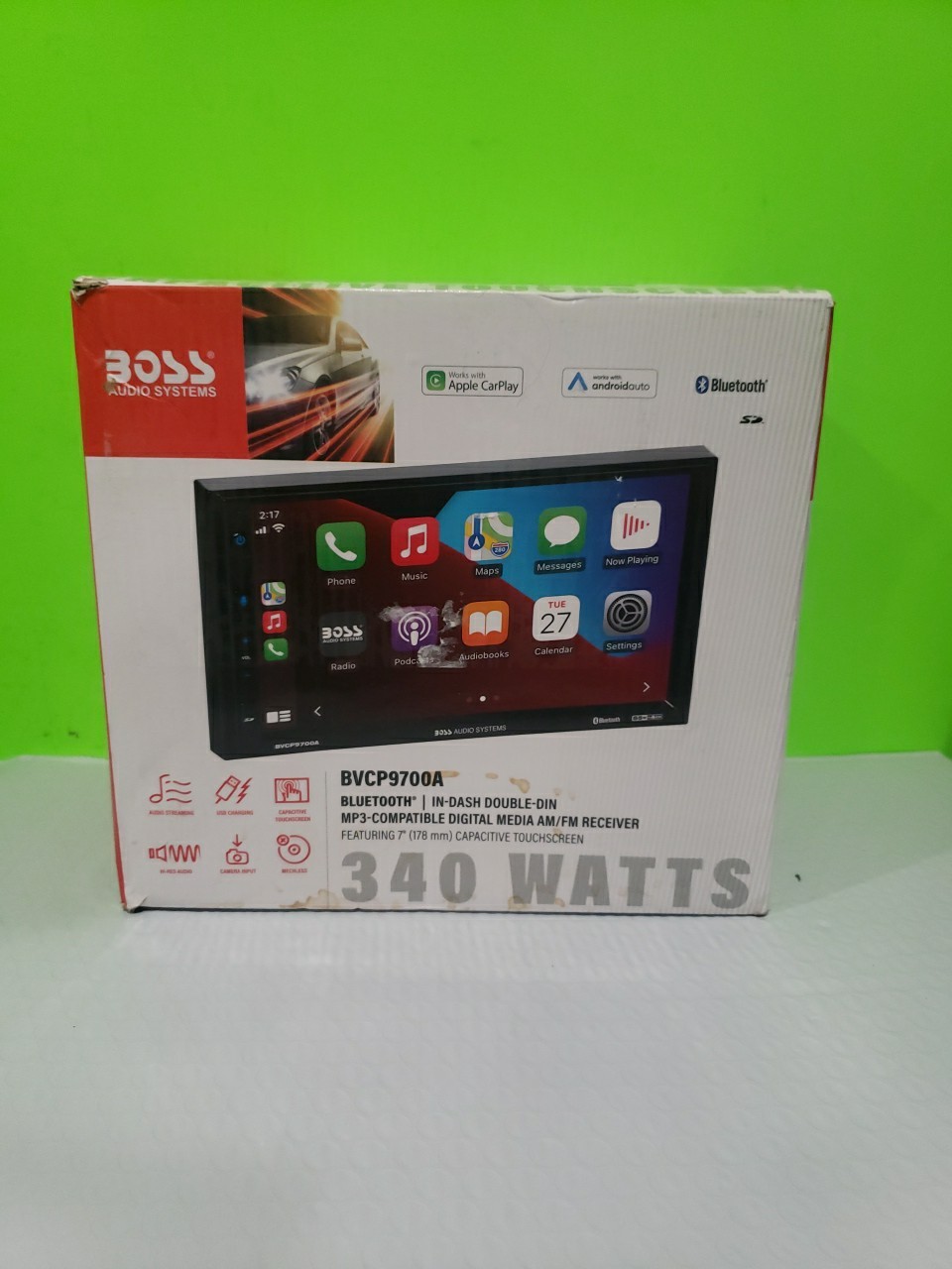 BOSS Audio BVCP9700A 7 inch Touchscreen Digital Media Receiver (READ DESCRIPTIO)
