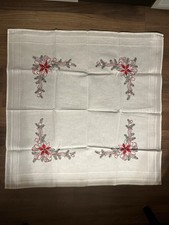 Quadratische Tischdecke/Mitteldecke Weihnachten/Advent, Baumwolle