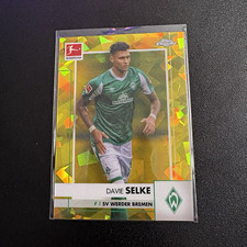 Davie Selke Chrome Bundesliga 2020/21 Sapphire /99