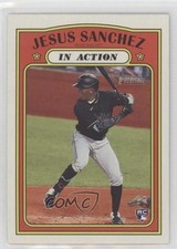 2021 Topps Heritage In Action Jesus Sanchez #312 1my2