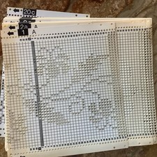 30 Total Passap Deco Punch cards (original 1-20) for Duomatic knitting