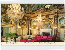 Postcard State Dining Room The Breakers Ochre Point Newport Rhode Island USA