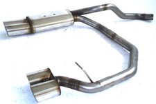 Friedrich Motorsport Duplex-Sportendschalldämpfer für Renault Clio III, 1.2l 16V