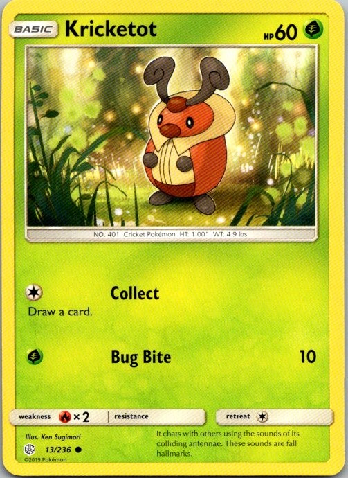 Kricketot Common SM - Cosmic Eclipse 13/236 NM