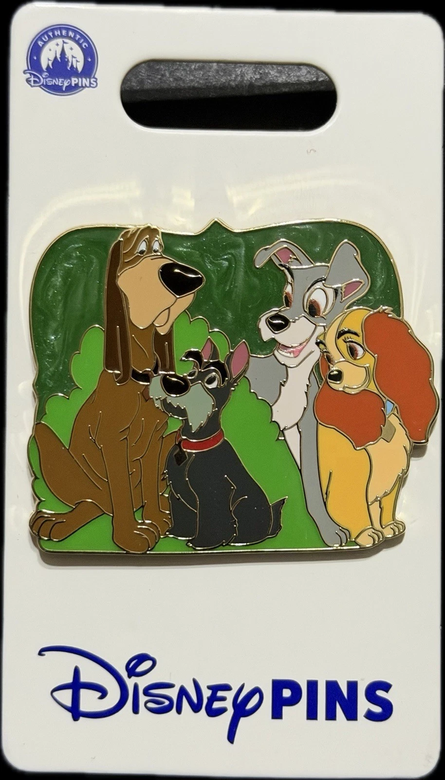 2026 Disney Parks Family Cluster Lady And The Tramp OE Pin