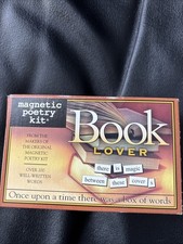 Magnetic Poetry Kit. Book Lover, New In Case. 2003. Over 240Words.