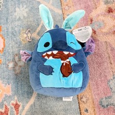 Squishmallows Disney Stitch Easter Bunny ears chocolate bunny plush 2025 NWT