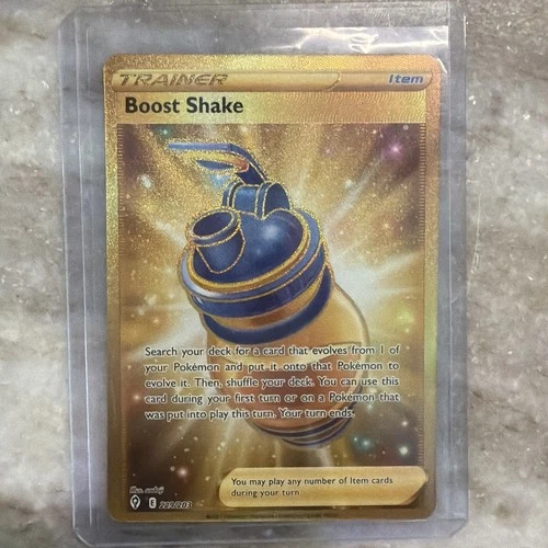 Boost Shake - 229/203 - Pokemon Evolving Skies Sword Shield Secret Rare Card NM