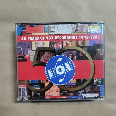 50 Years Of Vox Recordings 1945-1995 (3CD Box Set, 1995)