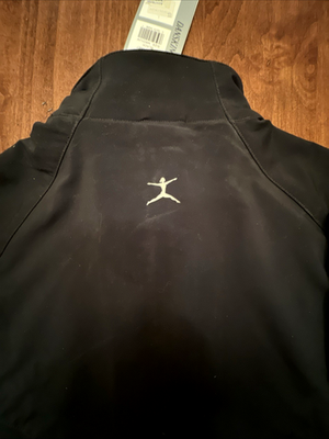 Danskin Activewear-Full Zip Jacket-W Med-Black-Water Repellant