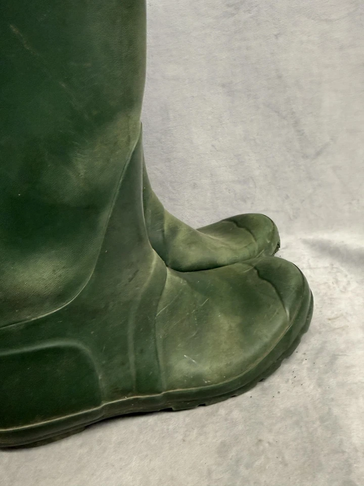 Hunter Botas Mujer 9.5 Verde Original Alto Wellington Lluvia Impermeable Goma Foto 3 de 4