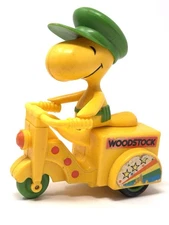 1966 Peanuts Snoopy Woodstock Motorcycle Bike Toy