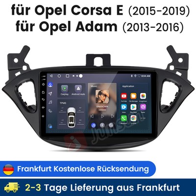Für Opel Corsa E 2015-2019 9''Android13 Carplay Autoradio GPS Navi RDS WIFI BT5.0