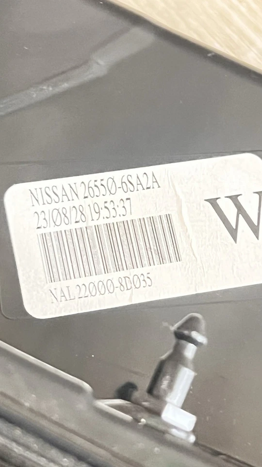 Luz trasera LED exterior Infiniti QX60 2022-2023-2024 CONJUNTO LADO PASAJERO DERECHO OEM Foto 4 de 4