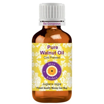 Deve Herbes Pure Walnut Oil, Juglans Regia For Skin & Hair 50ml