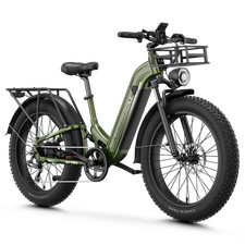 Ebike 26" 1800W 36Mph Electric Bike Mountain Bicycle Fat Tire E-bike for Adults