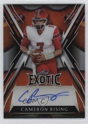 2023 Leaf Exotic Clown Fish Prismatic /4 Cameron Rising #BA-CR1 Auto 0u66