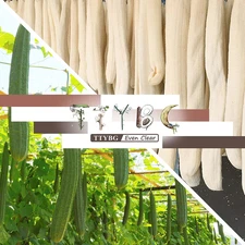 Natural Exfoliating Loofah Luffa Loofa Back Sponge Scrubber Brush with Long W...