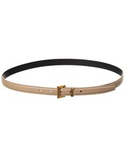 Saint Laurent Cassandre Leather Belt Women's