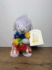 Humphrey’s Corner Elephant With Love - Dungarees Soft Toy With Flowers Tags