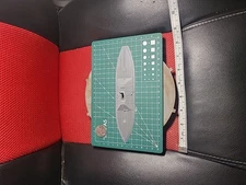 3D Printed 1/288 Scale Civil War ironclad CSS Fredericksburg, unpainted