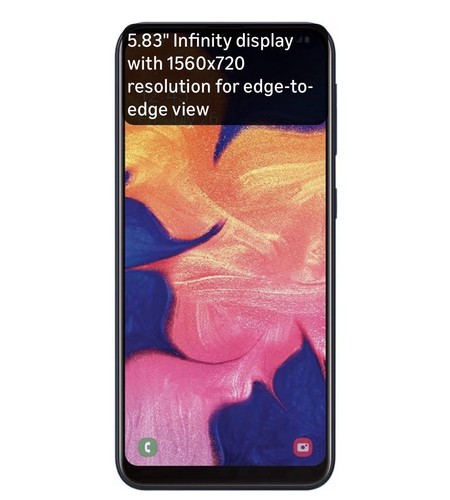 Samsung Galaxy A10e - Unlocked Smartphone with Long-Lasting Battery - Picture 3 of 6