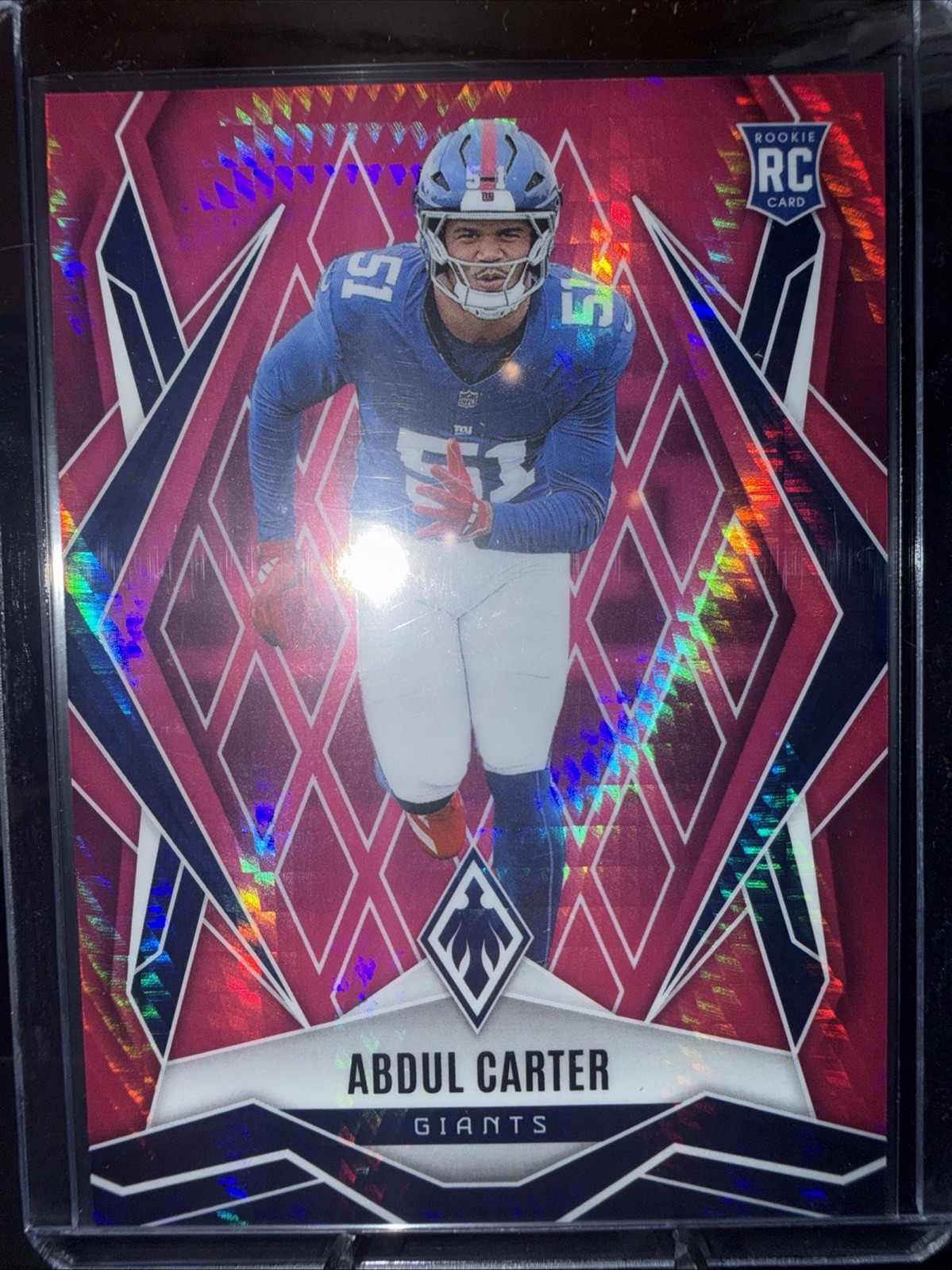 2025 Panini Phoenix - Rookies Abdul Carter #177 Pink Hyper /299 (RC)