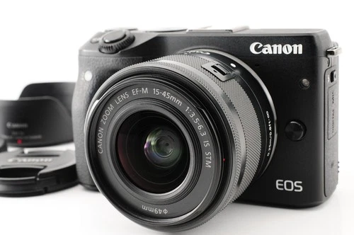 [N/Mint]Canon EOS M3 Mirrorless Digital Camera Black + EF-M 15-45mm IS STM #25