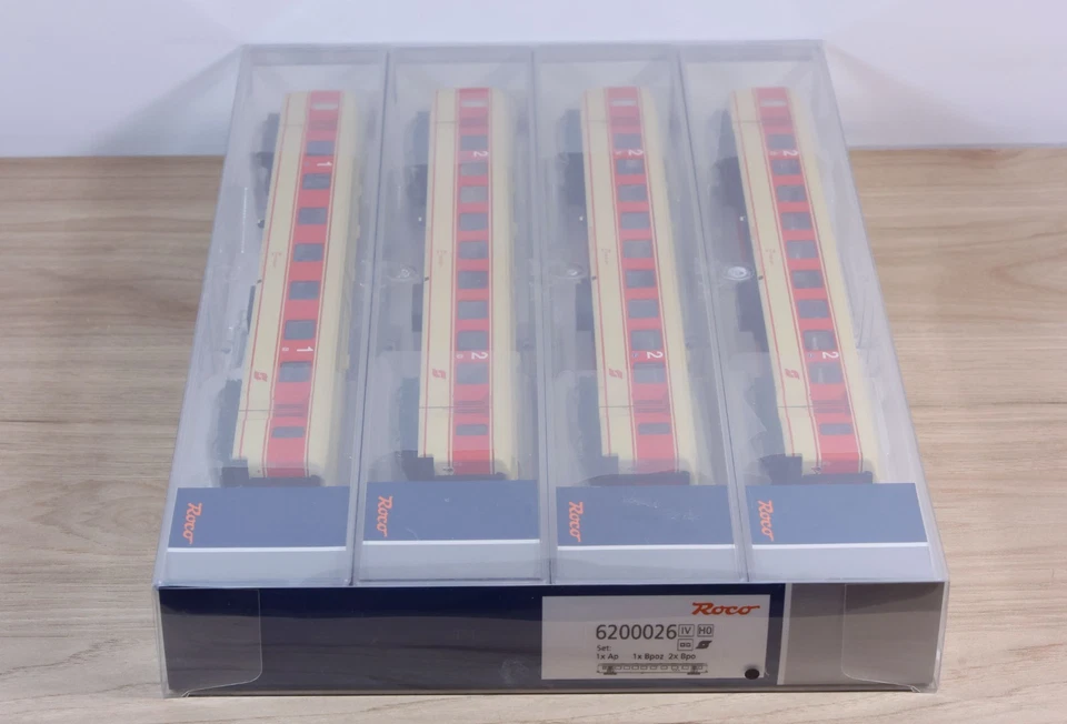 Roco 6200026 4-tlg. Set 1 "Jaffa-Express" Schlierenwagen ÖBB Ep. IV, OVP NEU! - Bild 2 von 2