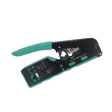 RJ45 Pass Through Crimp Tool Cat5 Cat6 Cat7 RJ11 Ethernet Network Stripper