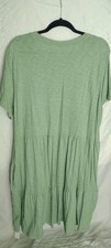Gap Brand. Women's Tiered Dress.  Granite Green Color. Plus Size XXL. New...