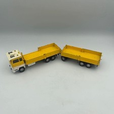 Matchox Superkings K-21 Ford H Series Flatbed Truck with Trailer Die Cast 