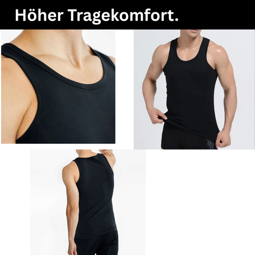 Pack de 3 camisetas interiores de hombre de algodón acanalado fino Tank Top camisa axila camisa M-3XL - Imagen 6 de 24