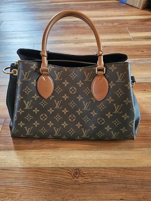 LOUIS VUITTON Opera MM Coated Canvas with Cowhide Tote Bag Women's 14.2x8.7x7 in